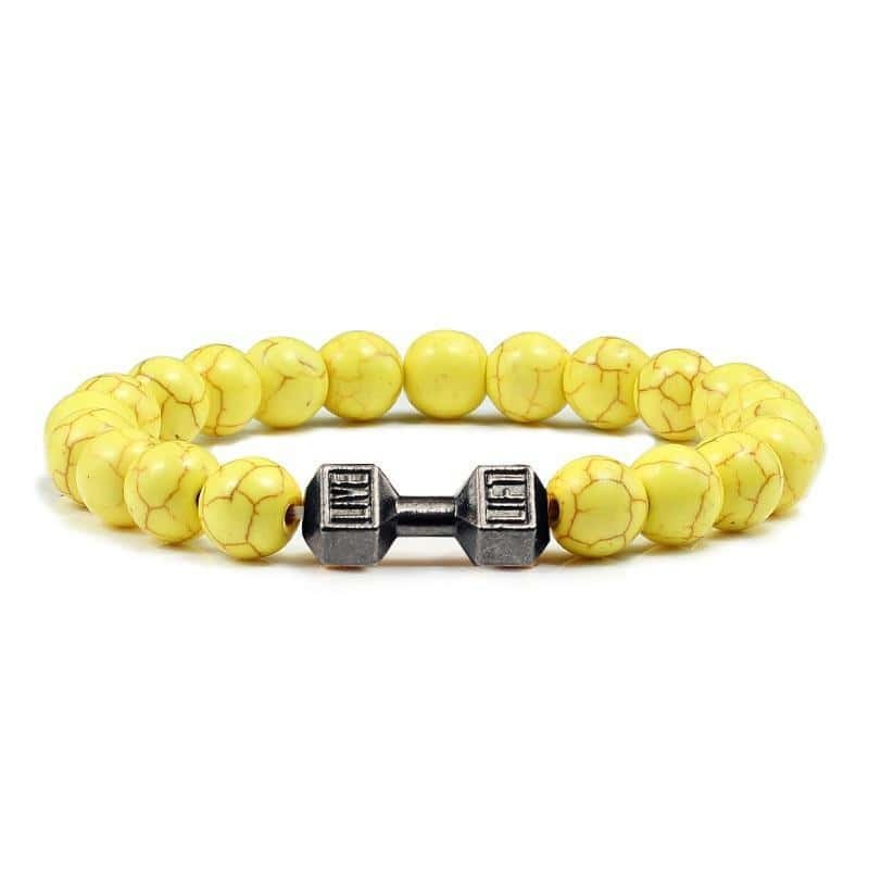 BRACELET FITNESS - HALTÈRE 4 COULEURS