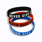 BRACELET FITNESS | "NEVER GIVE UP" LA MOTIVATION - Vignette | LE BOX DU FITNESS®