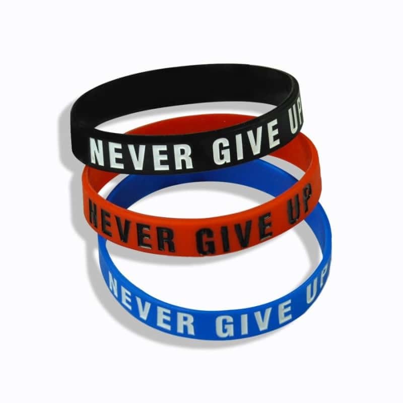 BRACELET FITNESS - NEVER GIVE UP