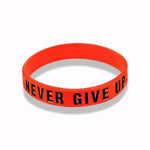 BRACELET FITNESS | "NEVER GIVE UP" LA MOTIVATION - Vignette | LE BOX DU FITNESS®