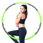 EXERCICE ABDOS | CERCEAU DE FITNESS HULA HOOP VERT - Vignette | LE BOX DU FITNESS®