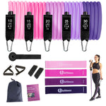 MATÉRIEL FITNESS - ELASTIQUE FITNESS ROSE 45kg - Vignette | LE BOX DU FITNESS®