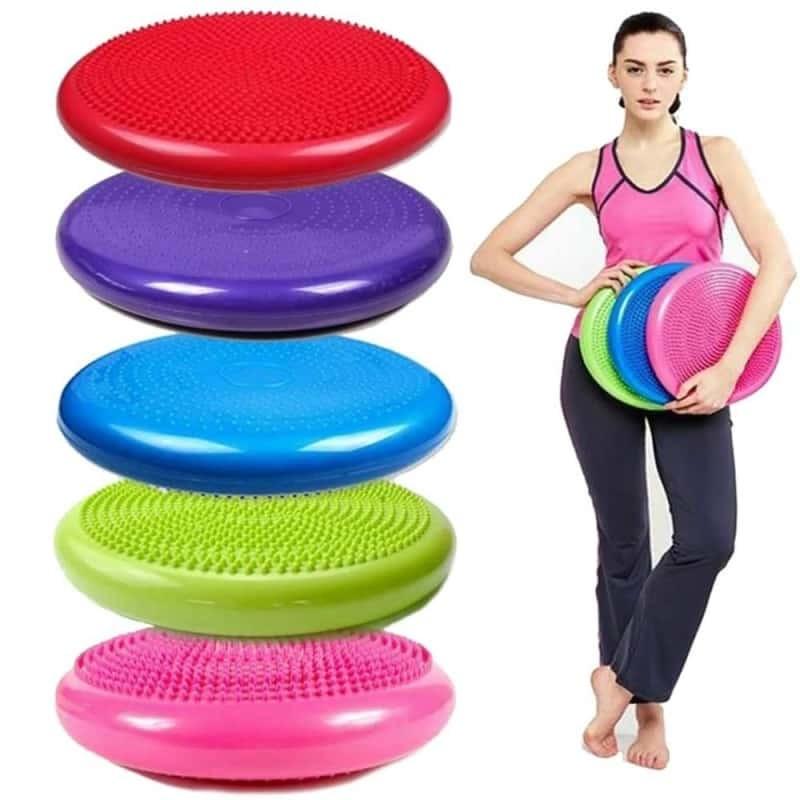 BIEN ETRE FITNESS - COUSSIN D’ÉQUILIBRE À PICOT